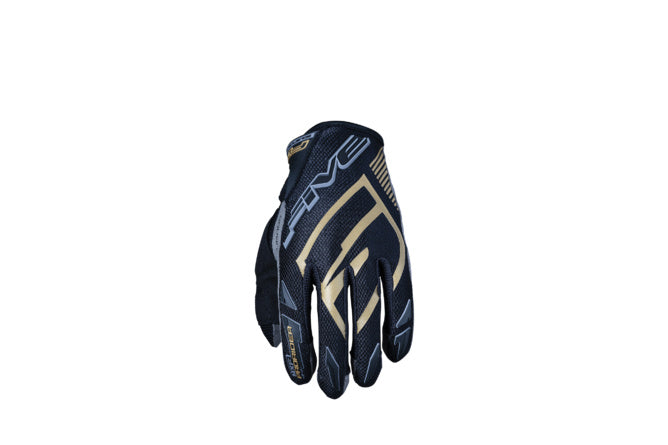FV1220054808 Guanti MX Five MXF Pro Rider S nero / gold S - Billaricambi SRLS