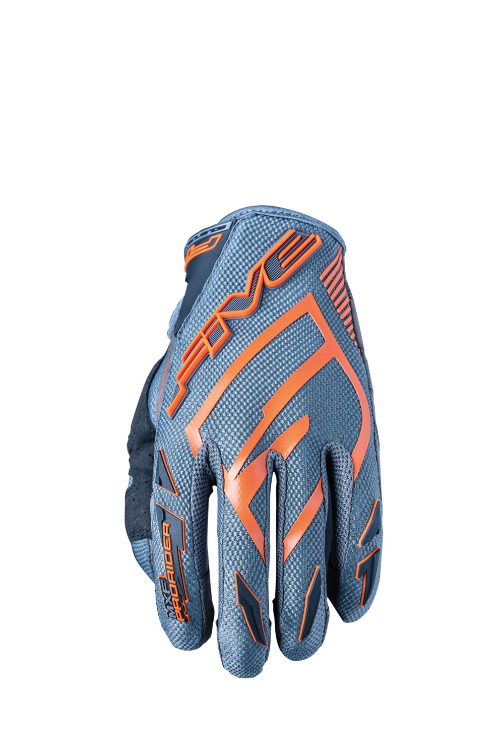 FV1220053508 Guanti MX Five MXF Pro Rider S grau / arancione S