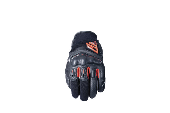 FV0221101808 Guanti Street Five RS2 Evo nero / rosso S - Billaricambi SRLS