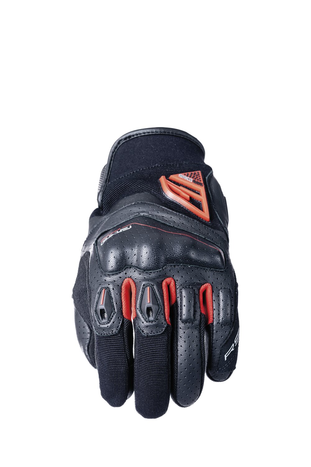 FV0221101809 Guanti Street Five RS2 Evo nero / rosso M
