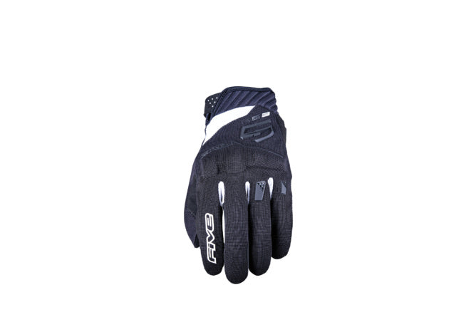 FV0222161909 Guanti Street Five RS3 Evo nero / bianco M - Billaricambi SRLS