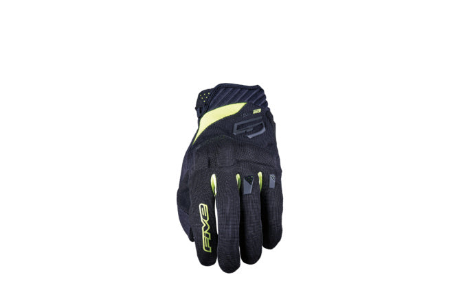 FV0222161609 Guanti Street Five RS3 Evo nero / giallo fluo M - Billaricambi SRLS