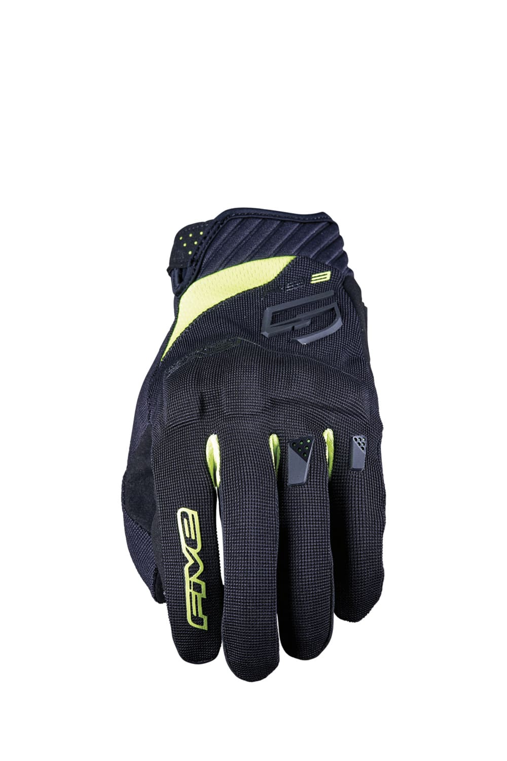 FV0222161611 Guanti Street Five RS3 Evo nero / giallo fluo
