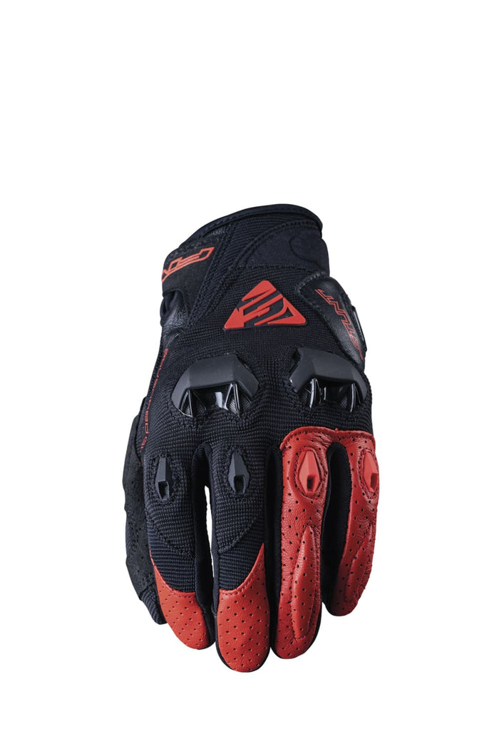 FV0221061811 Guanti Street Five Stunt Evo nero / rosso XL