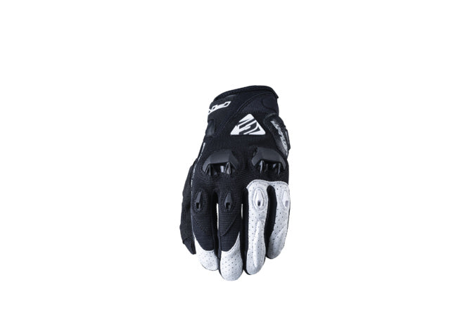 FV0217061908 Guanti Street Five Stunt Evo nero / bianco S - Billaricambi SRLS