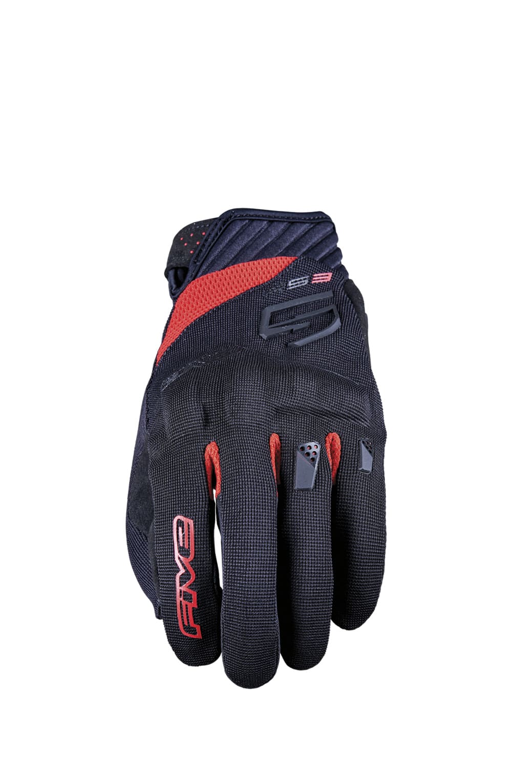 FV0222161811 Guanti Street Five RS3 Evo nero / rosso XL