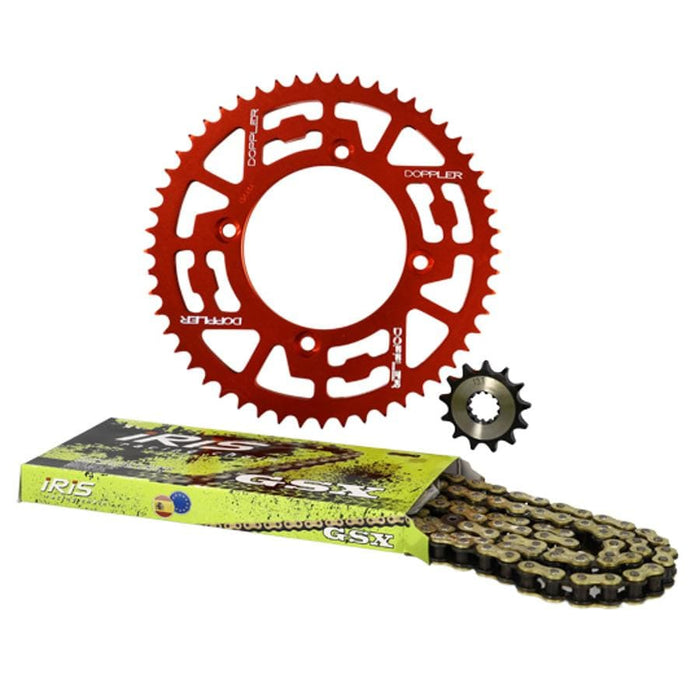 CGN504013 Kit Catena alluminio rosso 13x53 - 428 Doppler Beta RR, COD: CGN504013