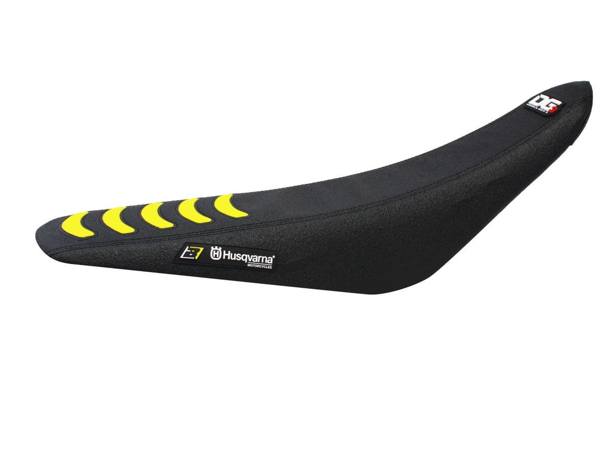 BB-08212532 Coprisella Blackbird Double Grip 3 nero/giallo Husqvarna 2014-2016, COD: BB-08212532