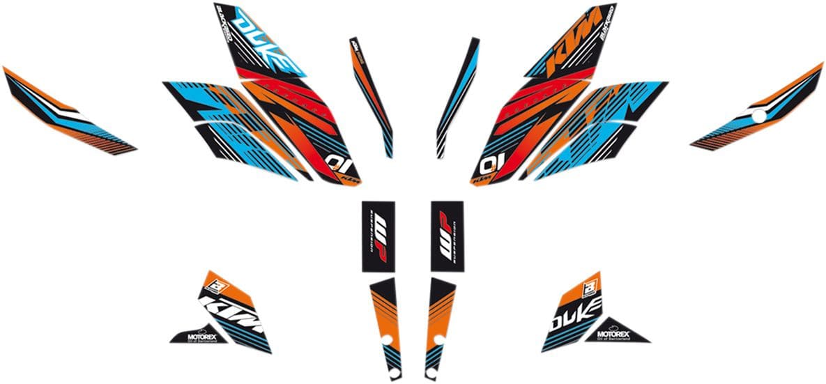 BB-43010301 Kit deco carena Blackbird One Race KTM Duke