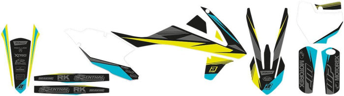BB-43025740 Kit deco carena Blackbird Stealth KTM SX / SX-F 2016-2018