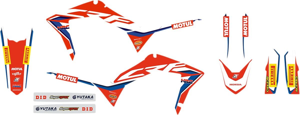 BB-43025898 Kit deco carena completo con coprisella Blackbird Replica HRC 2019 CRF 250 / 450 2017-2021