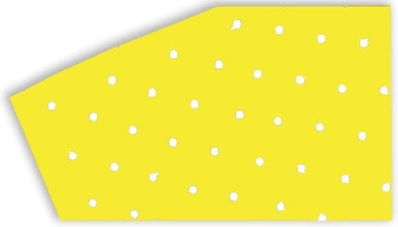 BB-43100812 Fogli adesivi Blackbird 47x33cm perforato giallo fluo, COD: BB-43100812