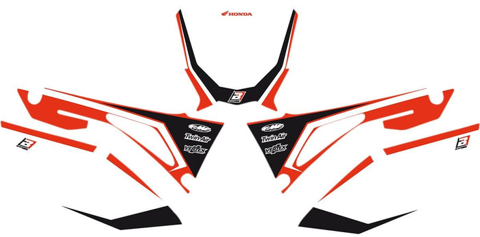 BB-43100821 Set portanumero pre-cut bianco Blackbird CRF 2018-2021