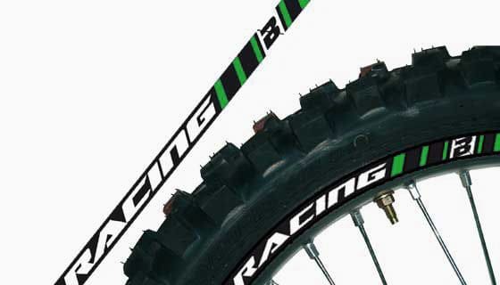 BB-43201900 Adesivo cerchio Blackbird verde, COD: BB-43201900