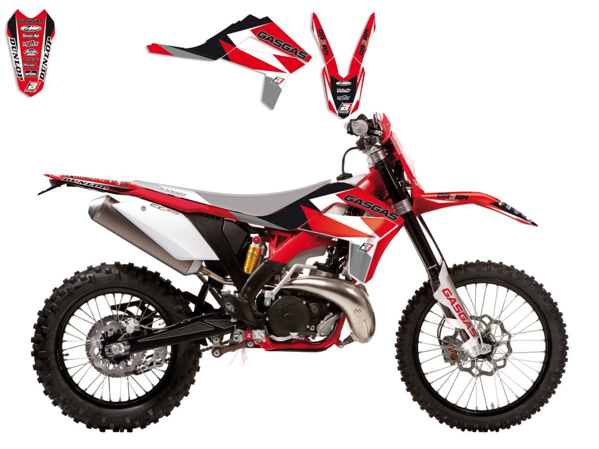 BB-43024252 Kit deco carena Blackbird Dream 3 rosso/nero/bianco GasGas 2014-2015, COD: BB-43024252