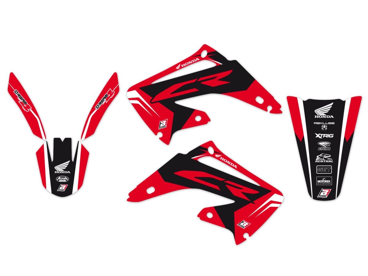 BB-43025672 Kit deco carena Blackbird Dream 4 CR 125 2002-2007, COD: BB-43025672
