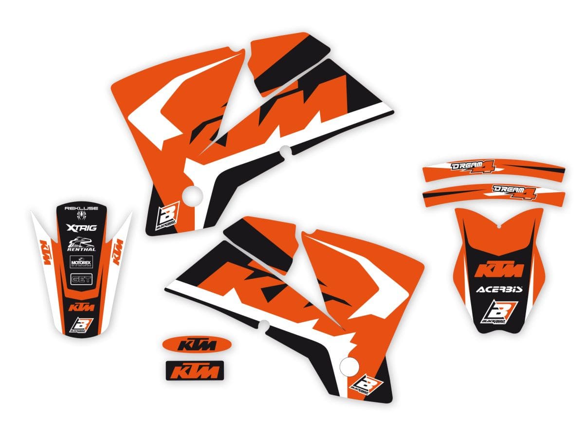 BB-43025712 Blackbird Dream 4 SX 2001-2004 fairing deco kit