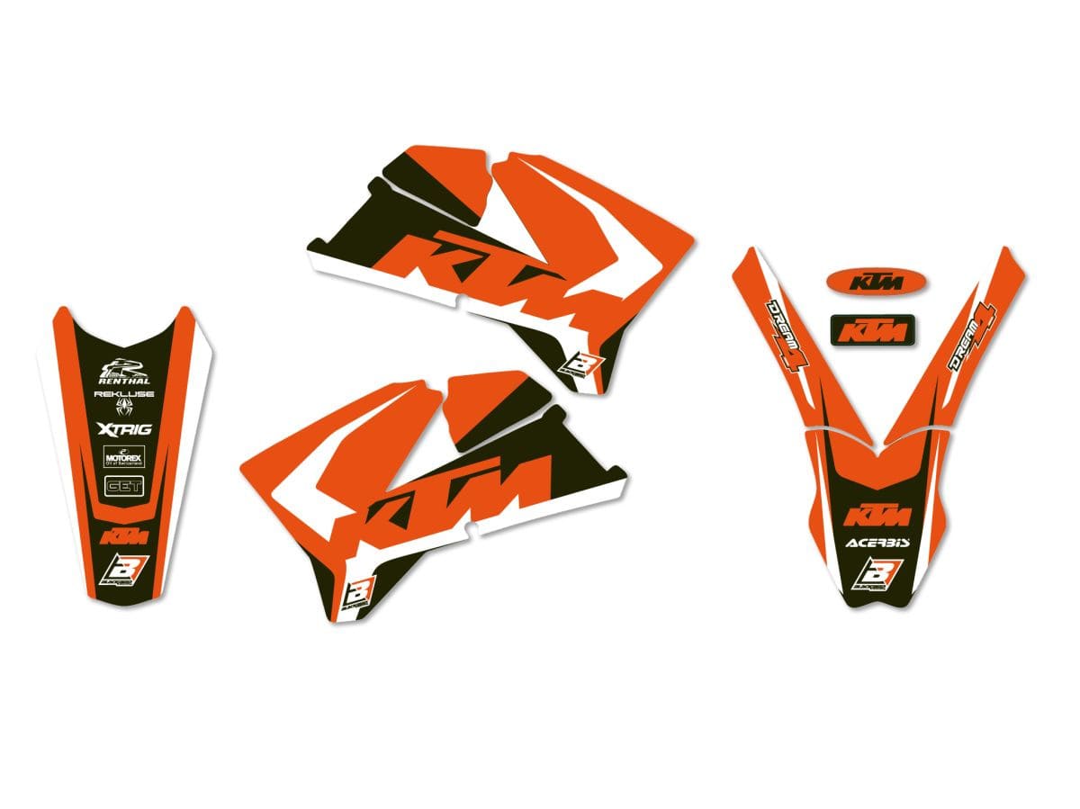 BB-43025713 Kit deco carena Blackbird Dream 4 SX 2005-2006, COD: BB-43025713