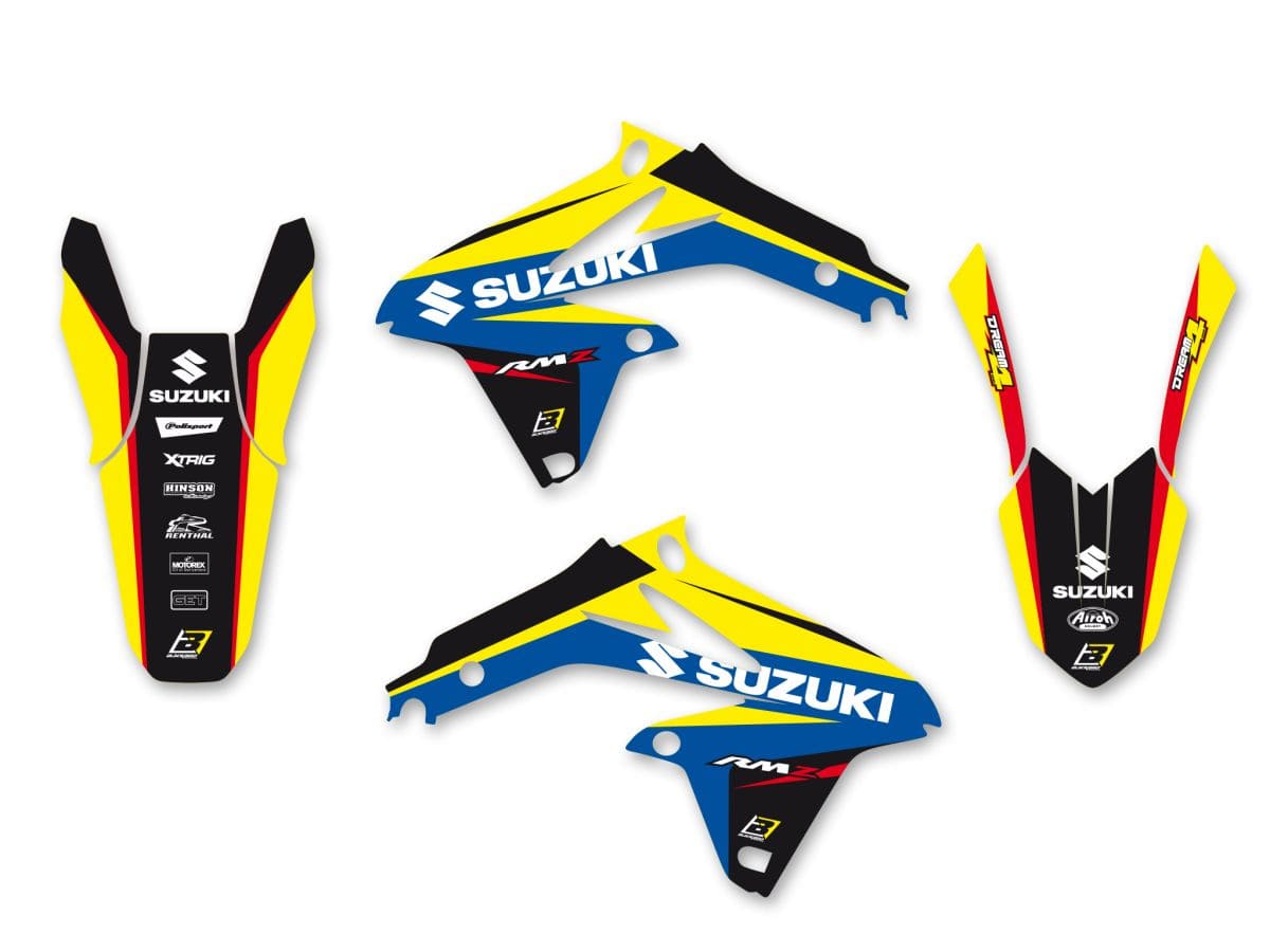 BB-43025748 Kit deco carena Blackbird Dream 4 RM-Z 450 2008-2017, COD: BB-43025748