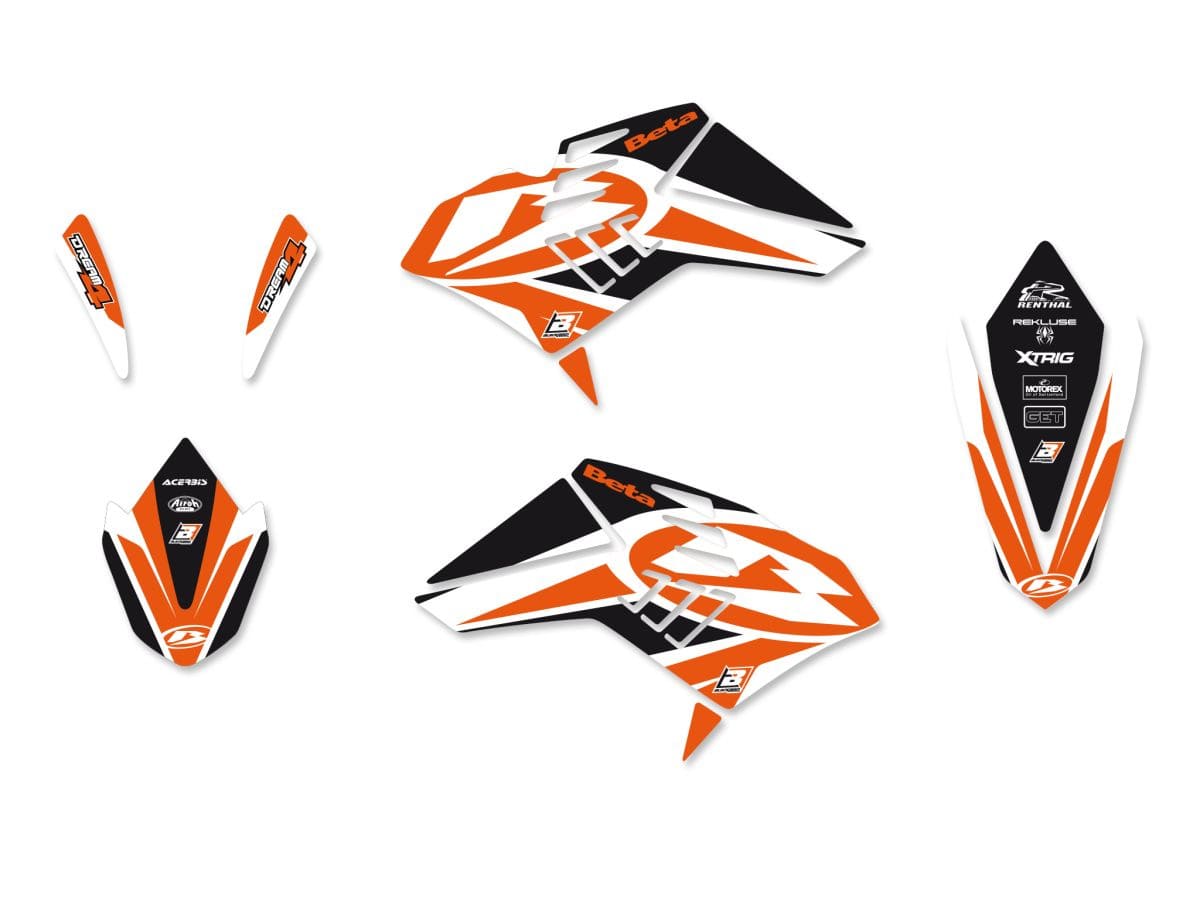 BB-43025755 Fairing deco kit with seat cover Blackbird Beta RR 2005-2006