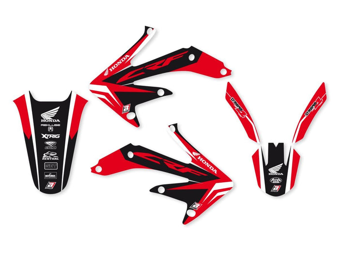 BB-43025768 Kit deco carena con coprisella Blackbird CRF 450 2005-2008, COD: BB-43025768
