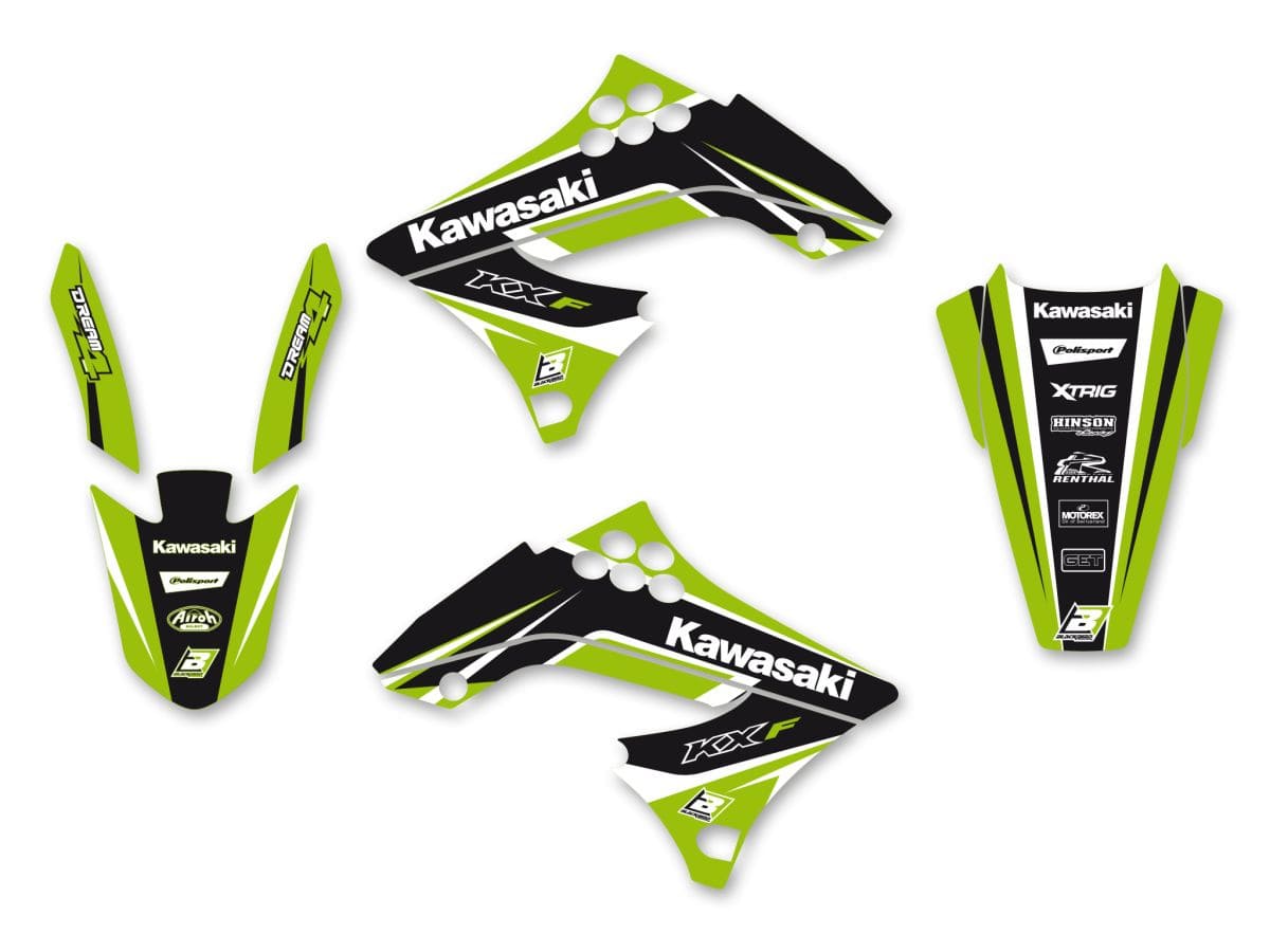 BB-43025786 Fairing deco kit with seat cover Blackbird KXF 450 2009-2011