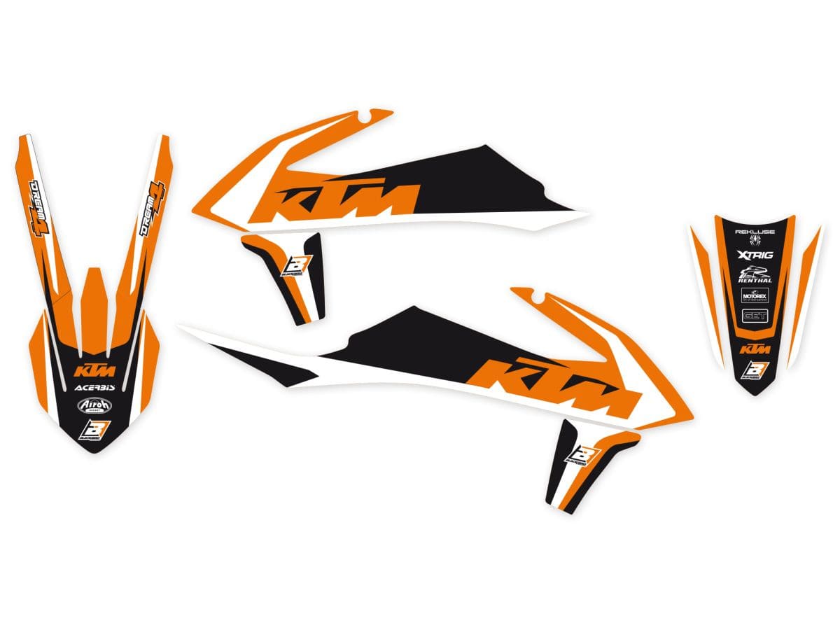 BB-43025793 Kit deco carena con coprisella Blackbird KTM 2019-2022
