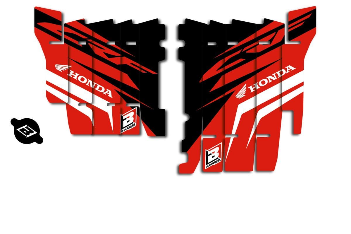 BB-43026655 Radiator Grille Sticker Kit Blackbird CRF 450 2017-2020