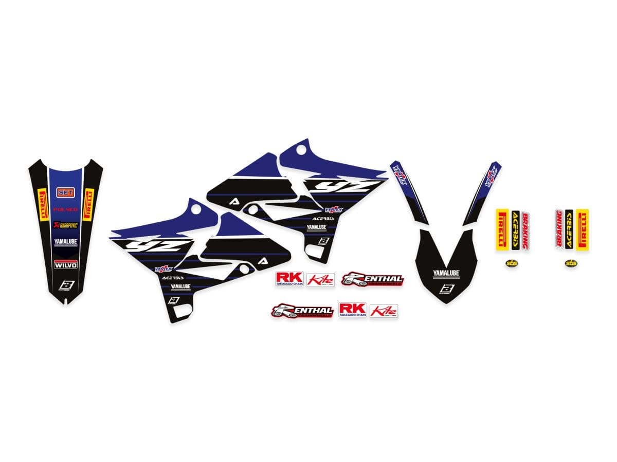 BB-43026659 Blackbird Replica Yamaha 2020 fairing deco kit (pour restyle kit UFO 2002-2014)