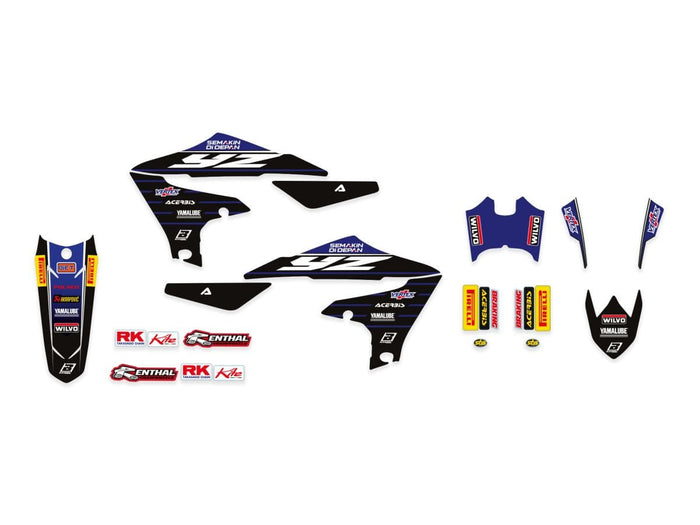 BB-43026667 Kit deco carena con coprisella Blackbird Replica Yamaha 2020 YZF 250 / 450 dopo 2018