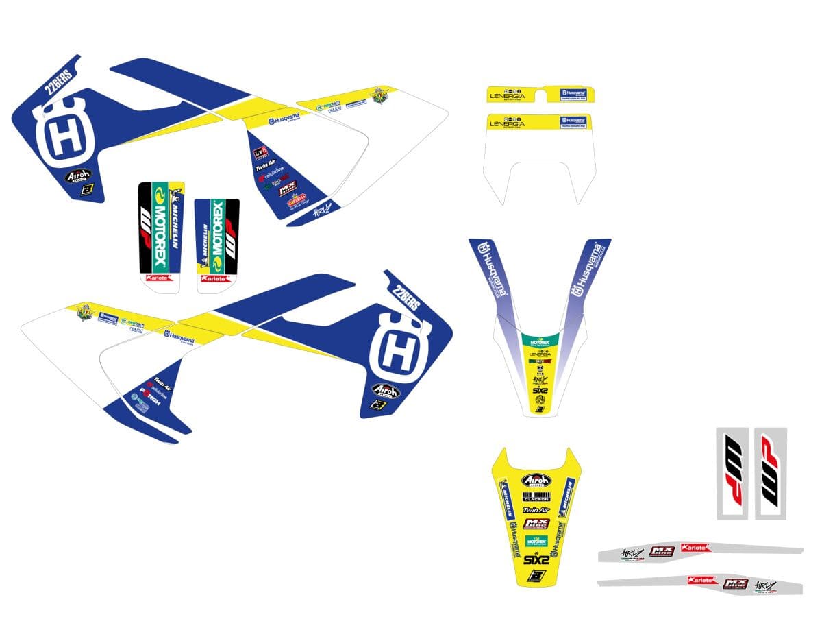 BB-43026678 Kit deco carena Blackbird Husqvarna Trophy 2021 TC / FC 2016-2018