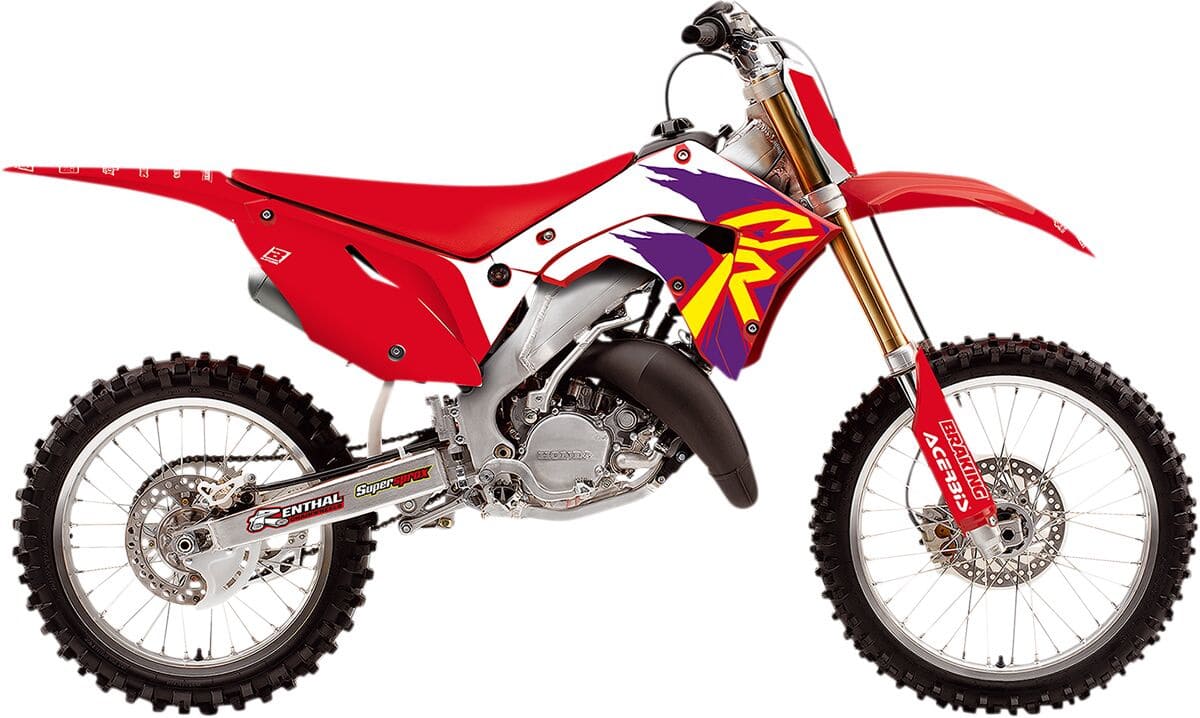 BB-43026692 Kit deco carena Blackbird Retro con coprisella CR 125 / 250 restyle kit, COD: BB-43026692