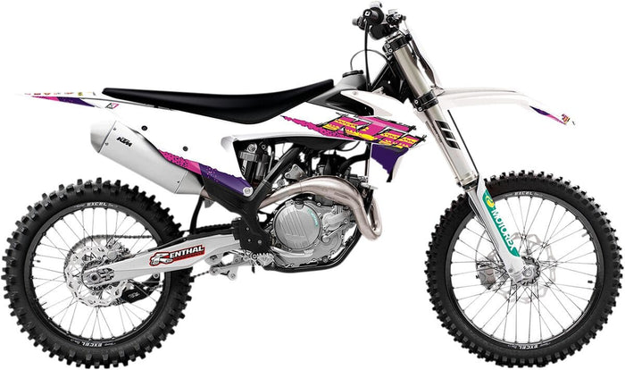 BB-43026707 Kit deco carena Blackbird Retro con coprisella KTM SX / EXC 2019-2022