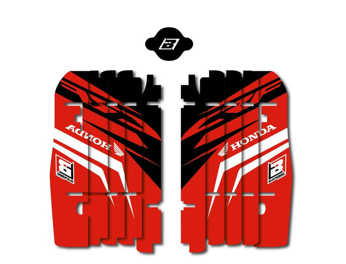 BB-43201746 Kit adesivo griglie radiatore Blackbird CRF 250 / 450 2009-2013