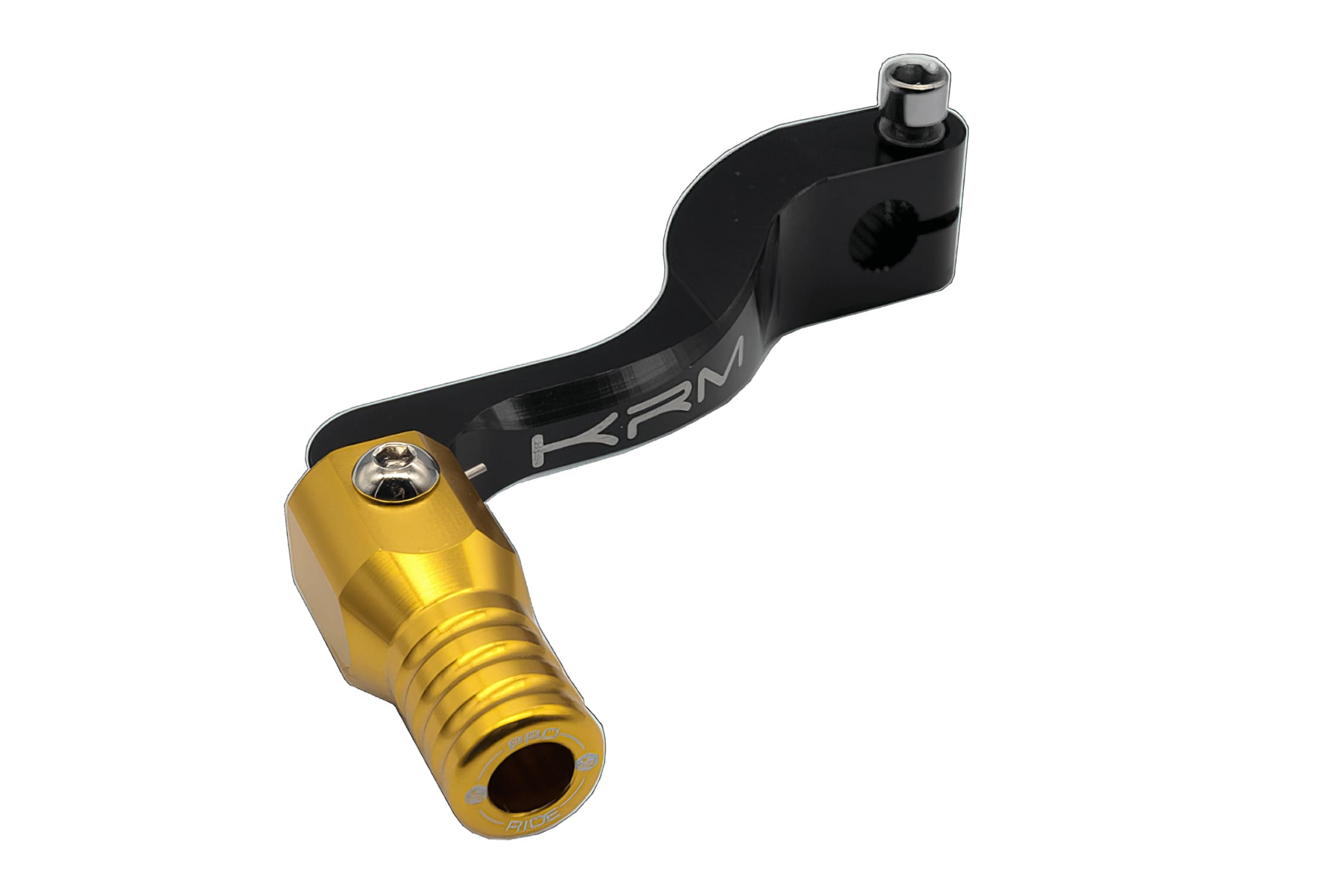 KR334F Pedalina cambio KRM nero / oro Minarelli AM6, COD: KR334F