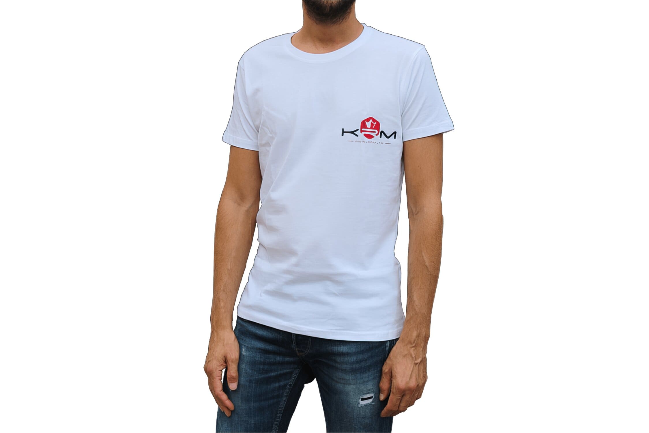 KR452F T-shirt KRM bianco XL, COD: KR452F