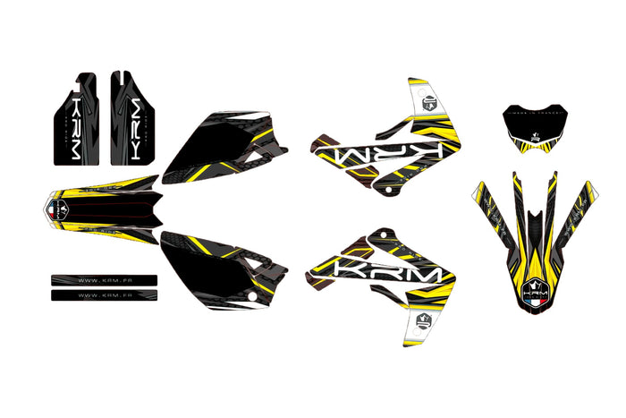 KR543F Kit deco carena KRM giallo Rieju MRT, COD: KR543F