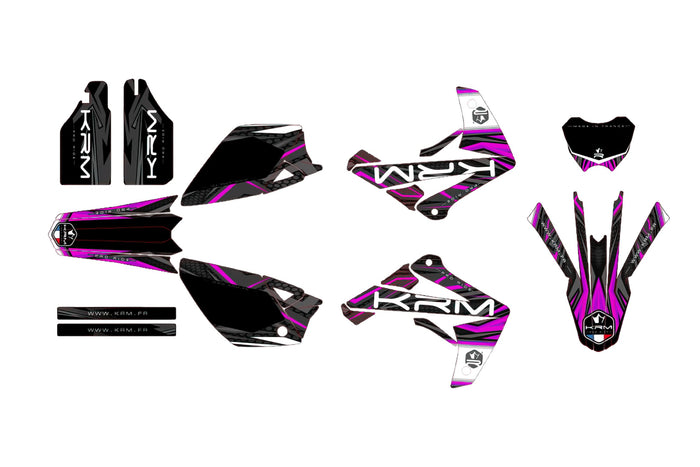 KR545F Kit deco carena KRM viola Rieju MRT, COD: KR545F