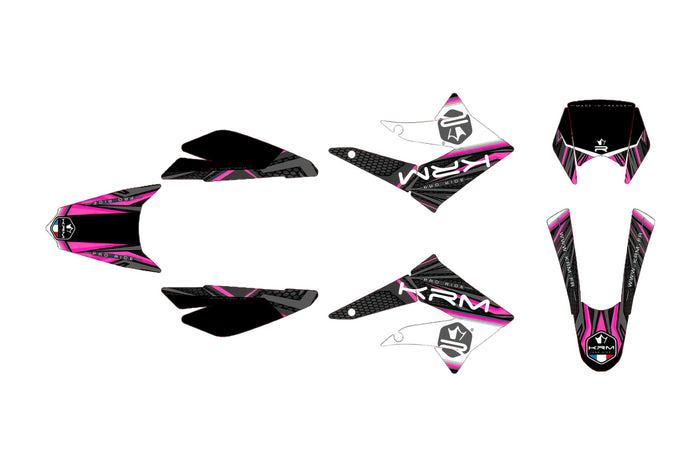 KR552F Kit deco carena KRM rosa Derbi X-treme 2011 - 2017, COD: KR552F