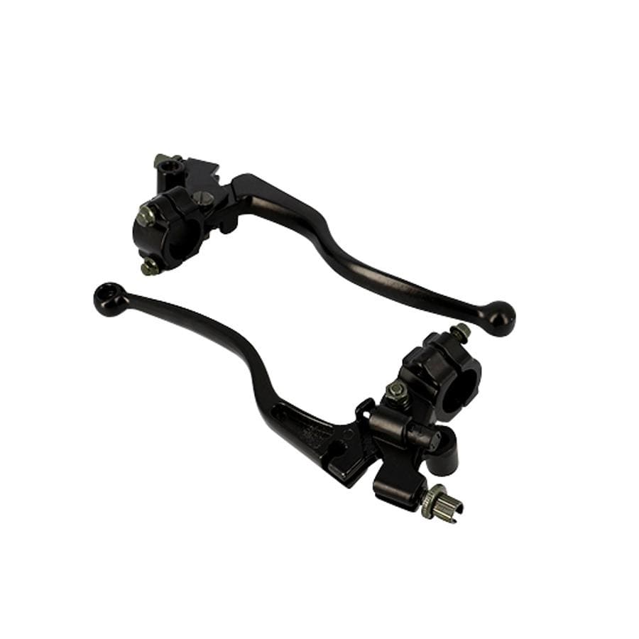 CGN510779 Leva freno lunga con supporto per specchietto e interruttore luce freno nero (set), COD: CGN510779