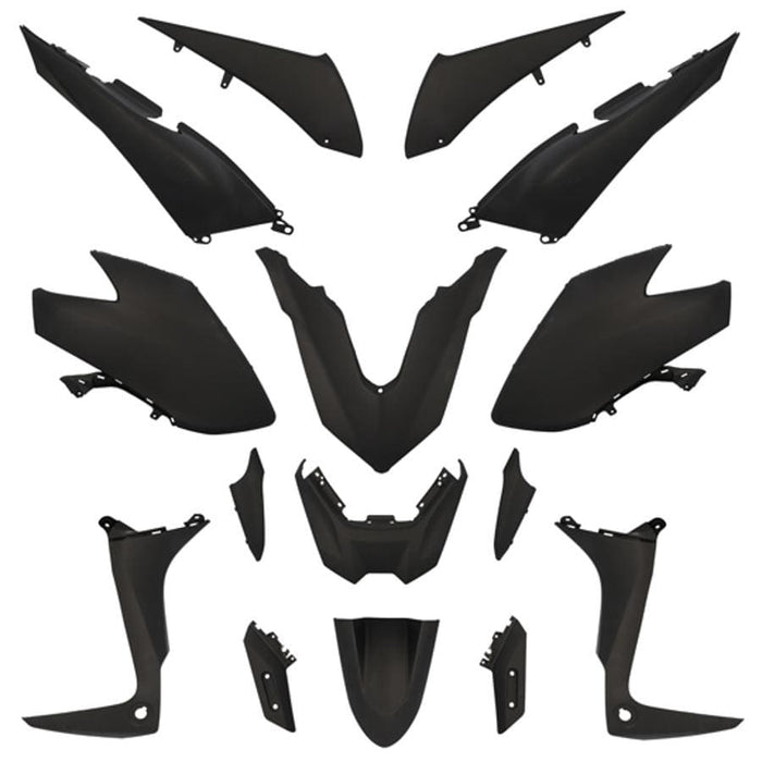 CGN518014 Kit carena 15 pezzi nero opaco Yamaha Tmax 530 2017 - 2019, COD: CGN518014