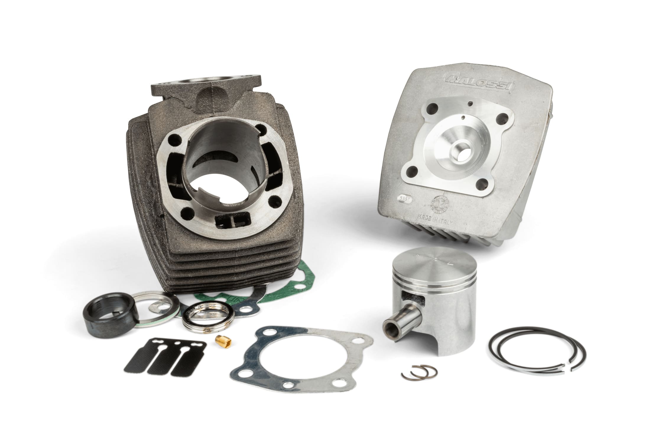 M318384/K2 Gruppo termico Malossi 70cc Sport ghisa Peugeot 103 AC con decompressione, COD: M318384/K2