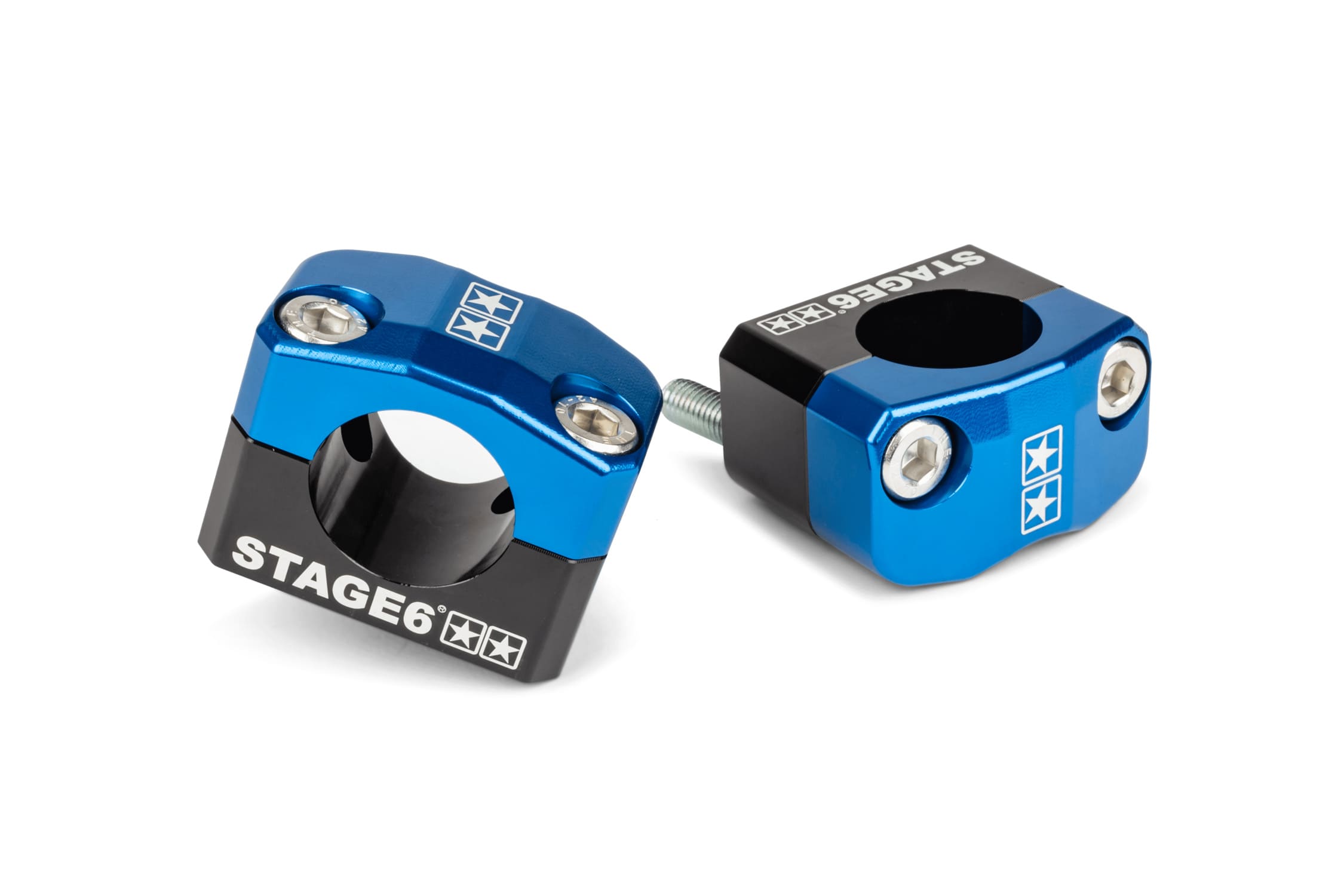 S6-196010/BL Supporti / Fascette Manubrio Stage6 28,6mm blu, COD: S6-196010/BL