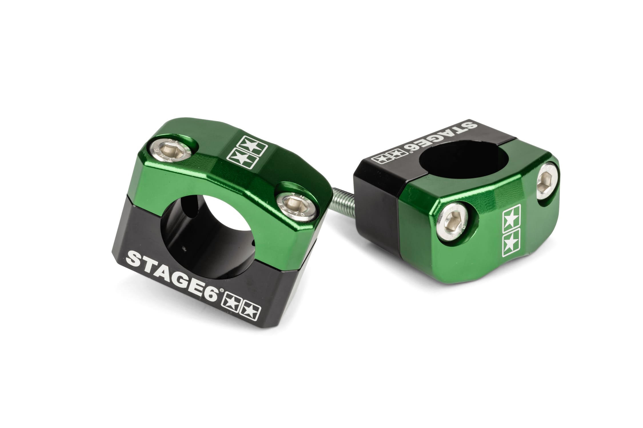 S6-196010/GR Supporti / Fascette Manubrio Stage6 28,6mm verde, COD: S6-196010/GR