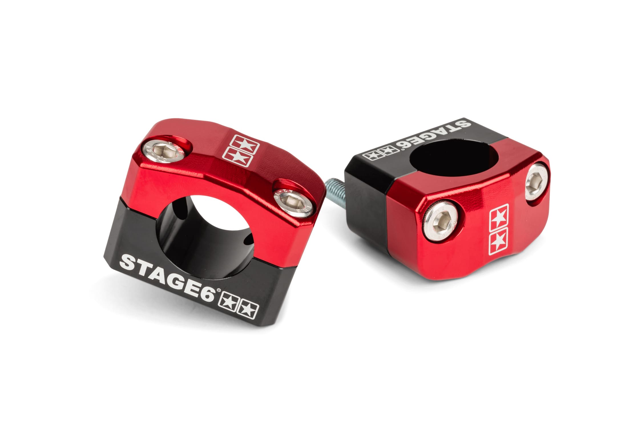 S6-196010/RE Supporti / Fascette Manubrio Stage6 28,6mm rosso, COD: S6-196010/RE