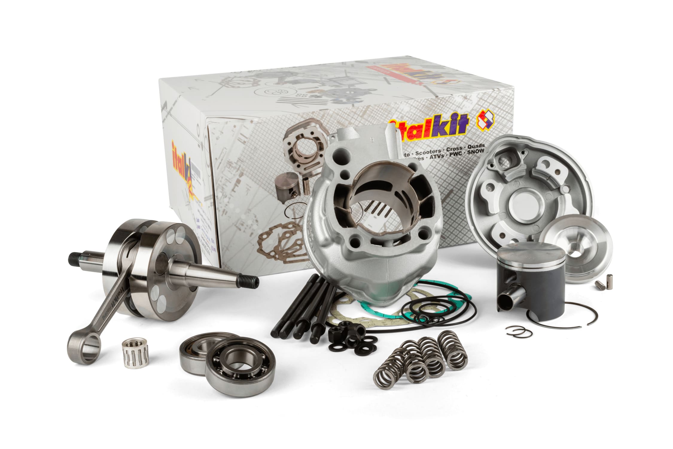 IKK44952G14 Kit Tuning Gruppo Termico + Albero Motore Italkit 94cc Minarelli AM6