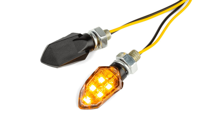STR-675.49/BK Frecce LED Piccolo LED nero omologato CE, COD: STR-675.49/BK