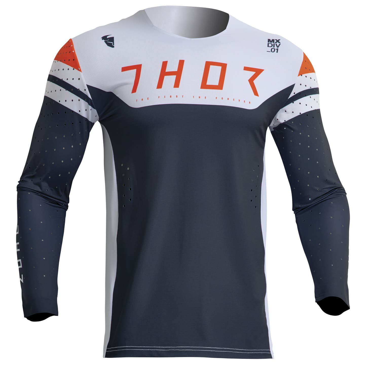 TH29107016 Maglia cross Thor Prime Rival blu scuro / grigio 2X