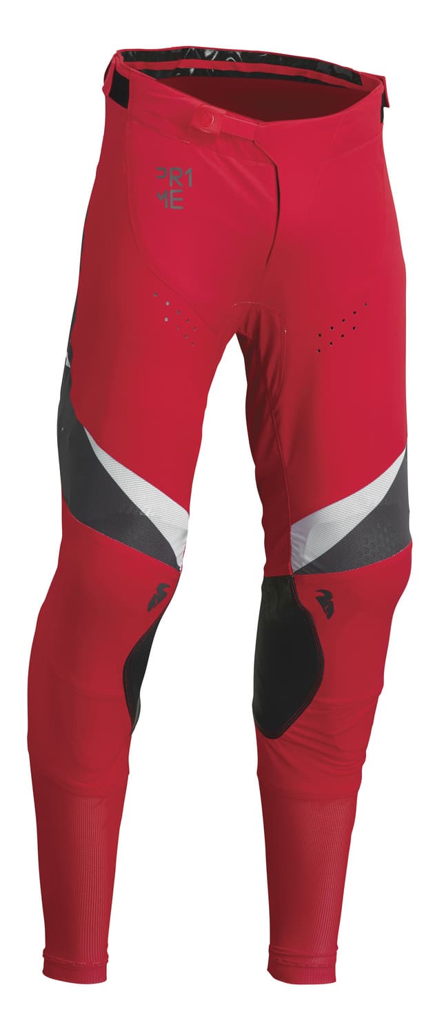 TH290110180 Pantaloni cross Thor Prime Rival rosso / antracite 40