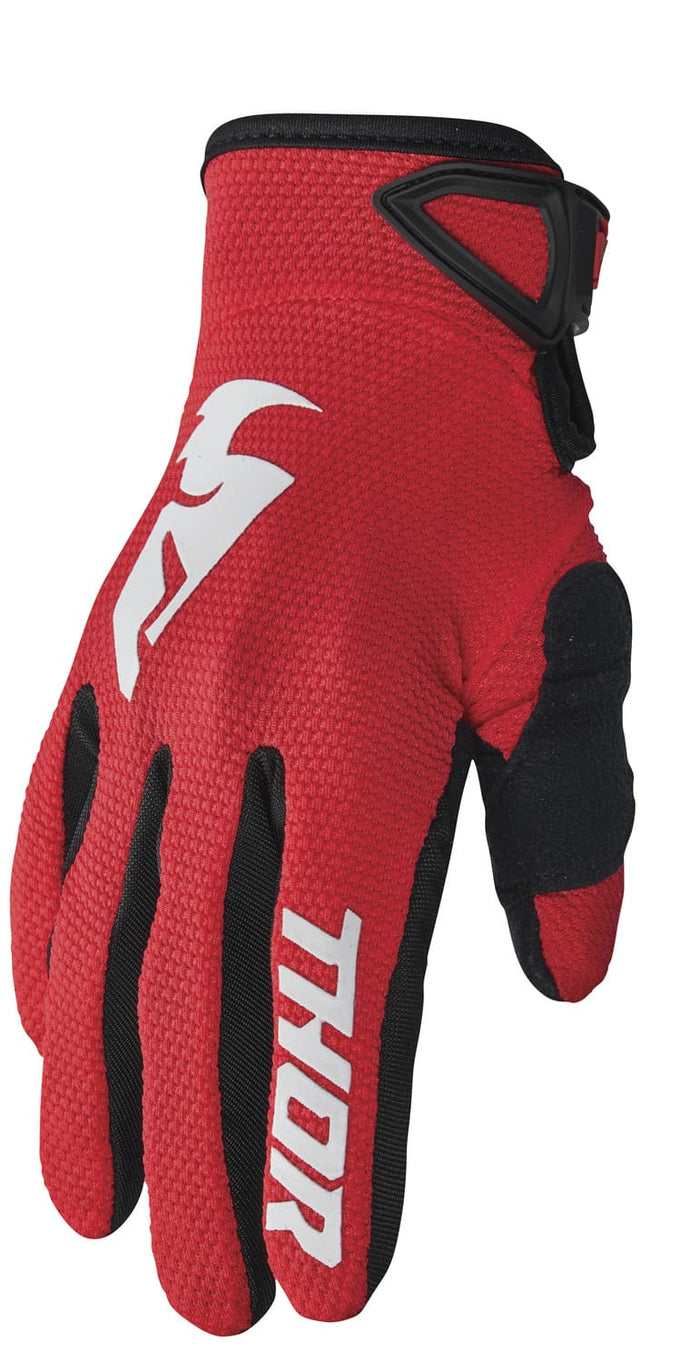 TH33321747 Guanti cross Thor Sector bambini rosso / bianco LG